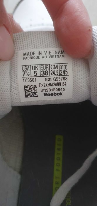 Buty sportowe damskie reebok białe