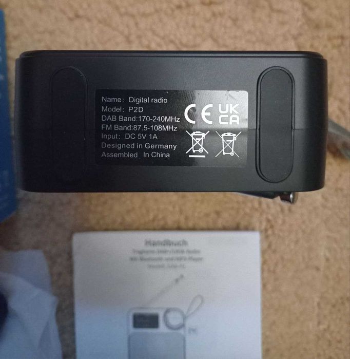 цифрове радіо Romicta P2 DAB/DAB+/FM | Bluetooth-колонка | MP3