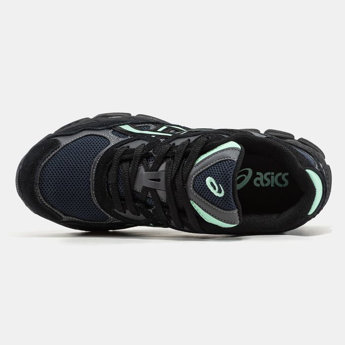 Кросівки Кроссовки Asics Gel-NYC Black Mint Чёрный Мятный Чорний Мята Кросовки повсякденні