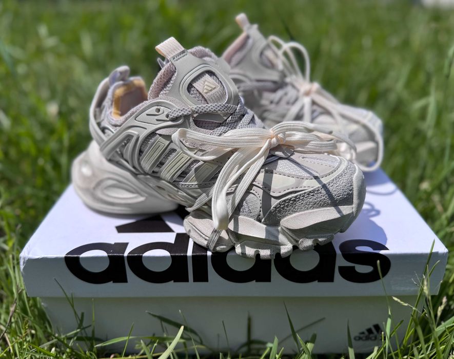 ‼️Останній 37/40 Розмір‼️Кроссовки Adidas Vento XLG Runner Deluxe Beige Grey/Кросівки Жіночі Венто