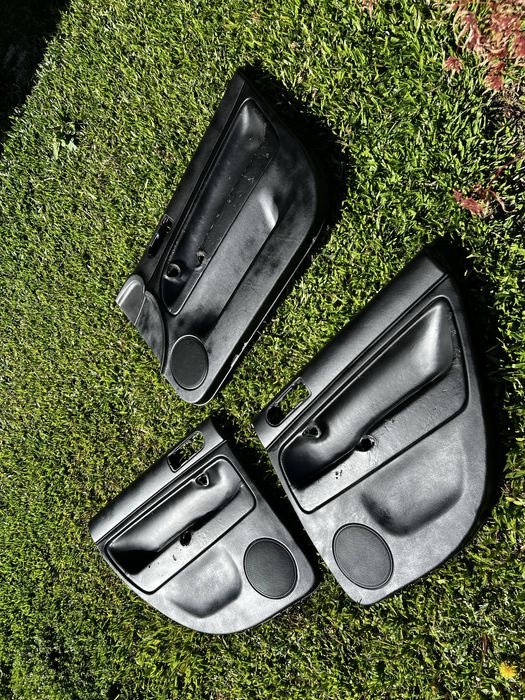 3x forras quartelas cartoes vw passat 3b 3bg b5 b5.5 pele