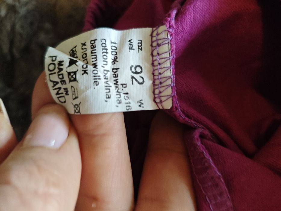 Krótkie spodenki dla dziewczynki rozmiar 92