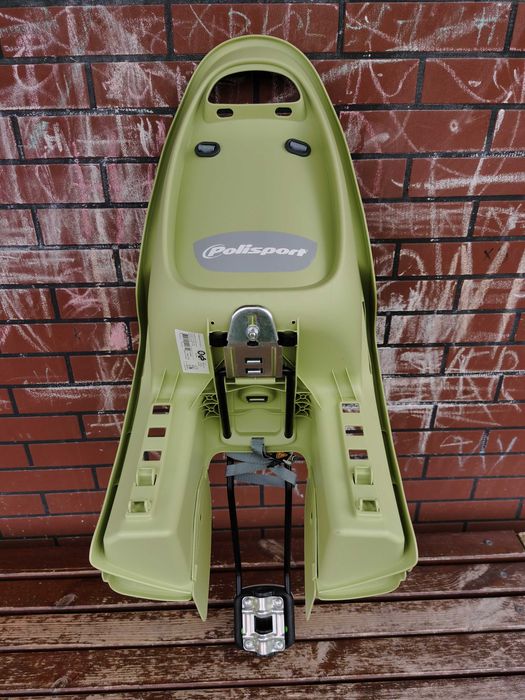 Fotelik Rowerowy Polisport GROOVY Maxi Plus FF 29 zielono-szary