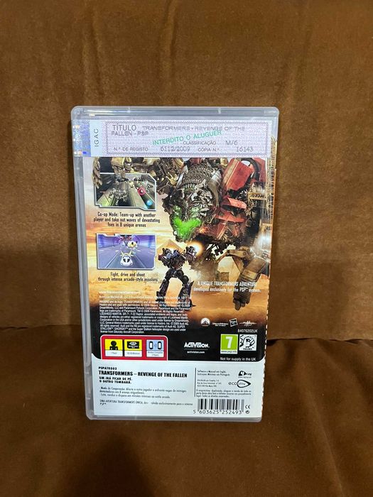 Jogo PSP Transformers Revenge Of The Fallen