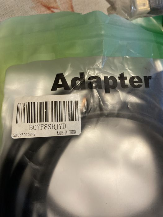 Cabo adaptador Displayport 2 lados.