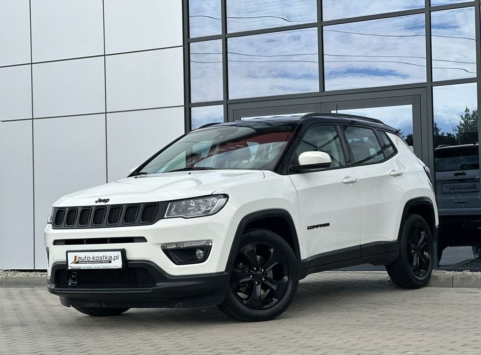 Jeep Compass Półskóra, Grzane fotele/kierownica, Asystent, Kamera, Navi, GWARANCJA!