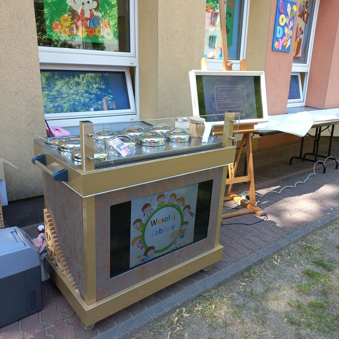 Wózek/ riksza z lodami na konferencję, imprezę...