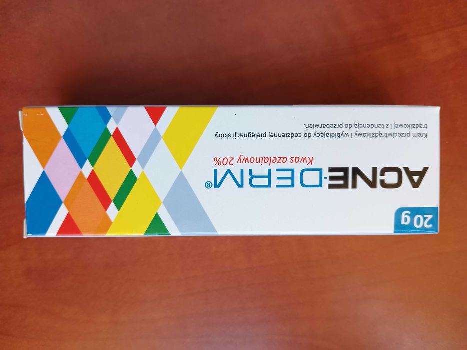 Acne-Derm krem przeciwtrądzikowy i wybielający trądzik przebarwienia