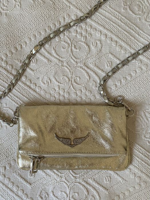 Mala tiracolo dourada