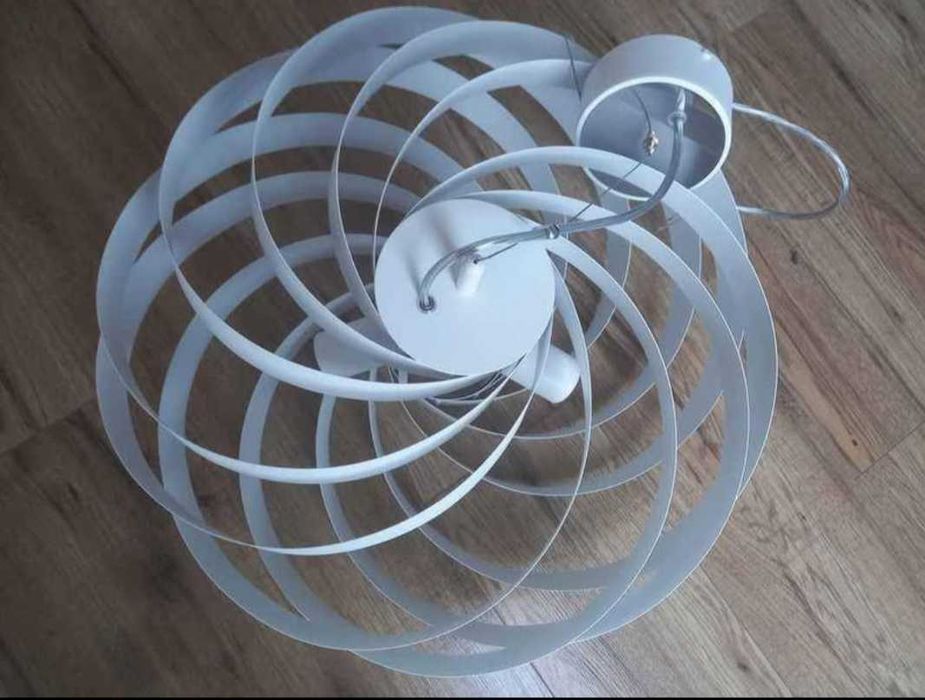 Lampa wisząca, biała
