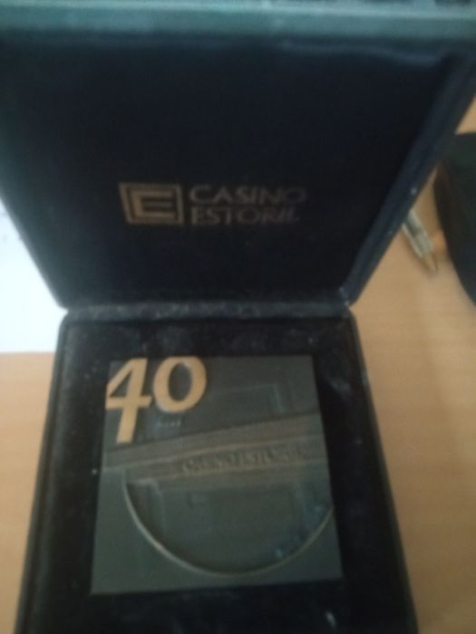 Medalha comemorativa 40 anos Casino Estoril