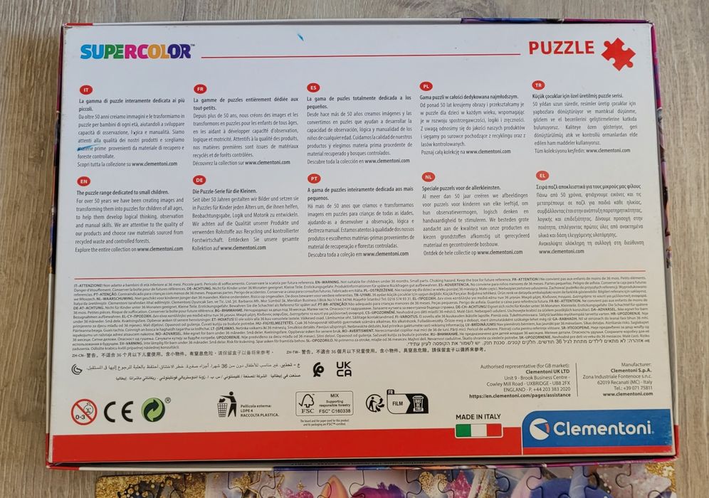 Puzzle My Little Pony Clementoni 104 elementy kompletne