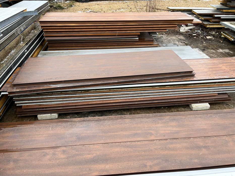 Panel bramy segmentowej złoty dąb orzech machoń dąb bagienny czesci