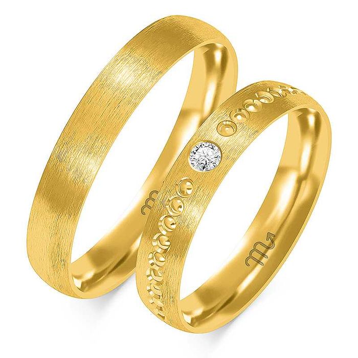 Nataliebizu Złote Obrączki Ślubne