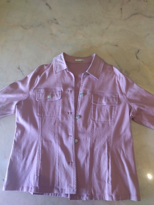 Casaco de Ganga cor de rosa