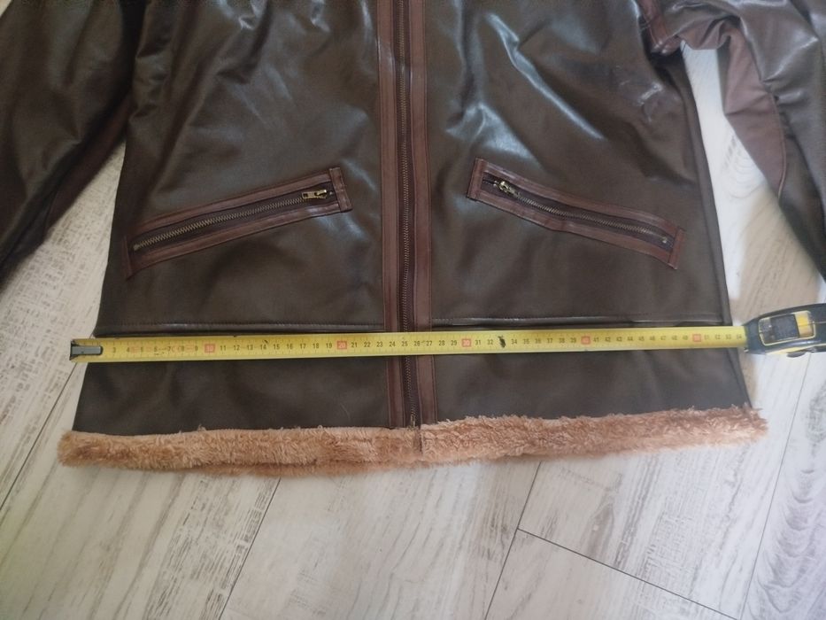 Kurtka pilotka brązowa