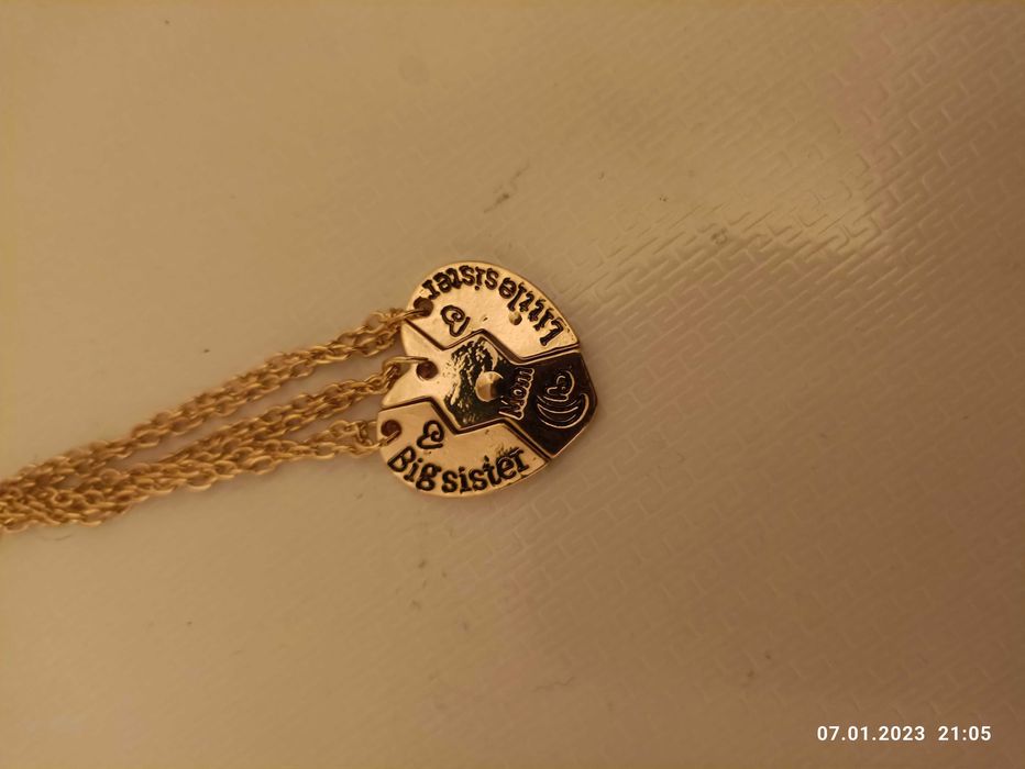 кулон для мамы и дочки, металлический спинер