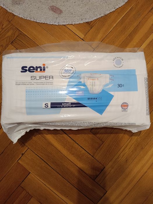 Pampersy Seni Super rozmiar S