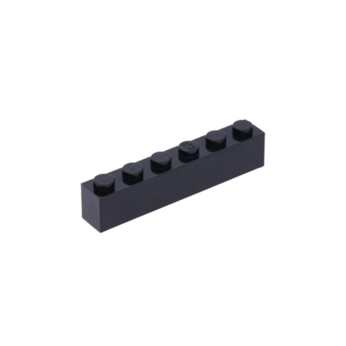 LEGO 3009 Klocek 1x6 Czarny 1 szt.