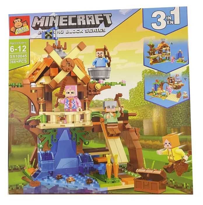 Klocki My World Minecraft Złoty Wiatrak 366 el. z Polski
