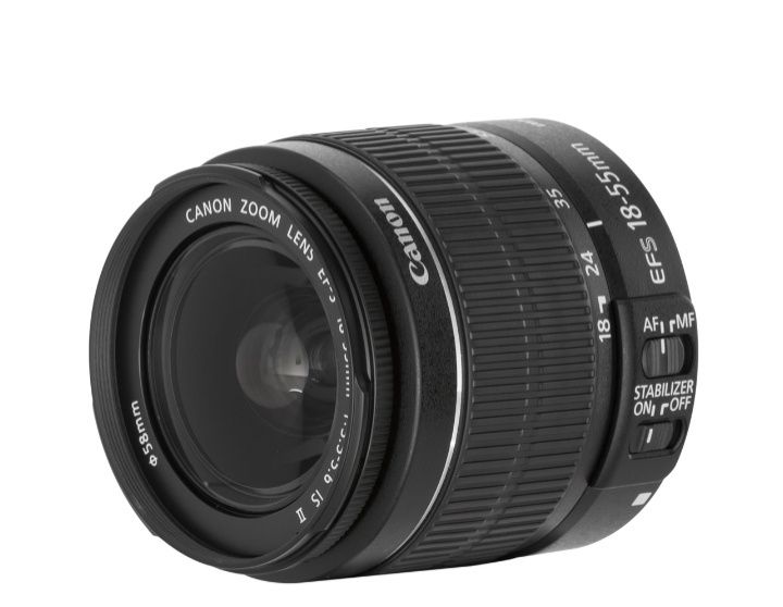 Máquina Canon mais duas objetivas