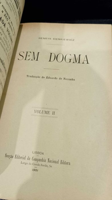 Sem Dogma 1901 Henryk Sienkiewicz