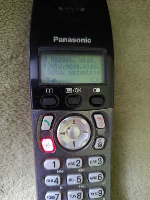 Telefon bezprzewodowy Panasonic kx-tca122fxt