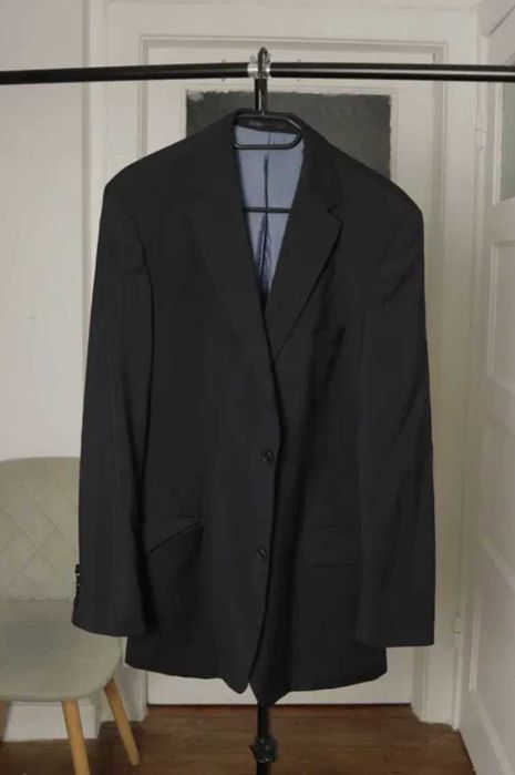 HUGO BOSS класичний піджак, чорний/темно-синій, чоловічий