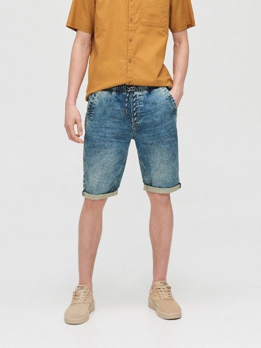 CROPP Jeansowe szorty typu jogger 30rozm