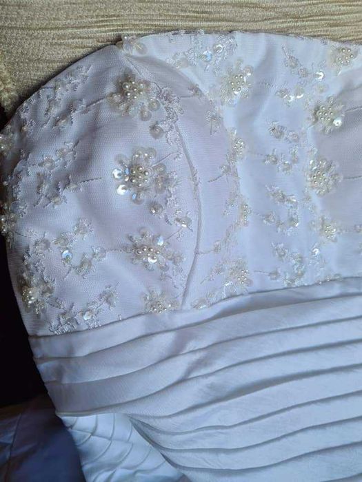 Vestido de noiva curto NOVO princesa tamanho 40