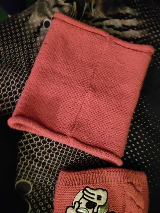 Komplet czapka i komin