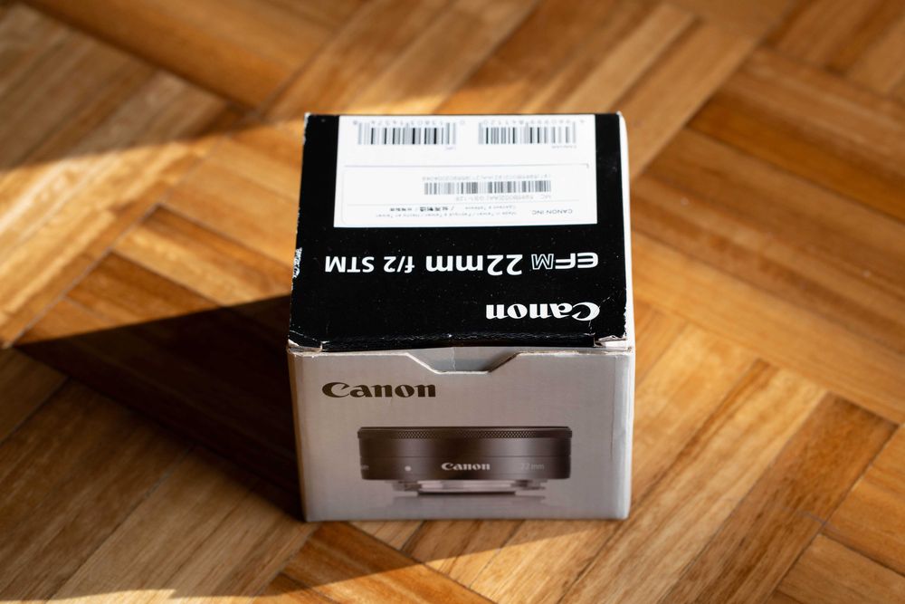 Lente Canon EF-M 22mm f/2 STM – Em excelente estado
