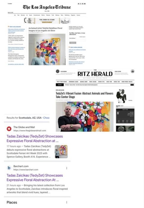 Tedy Zet , obra com certificado de autentacidade