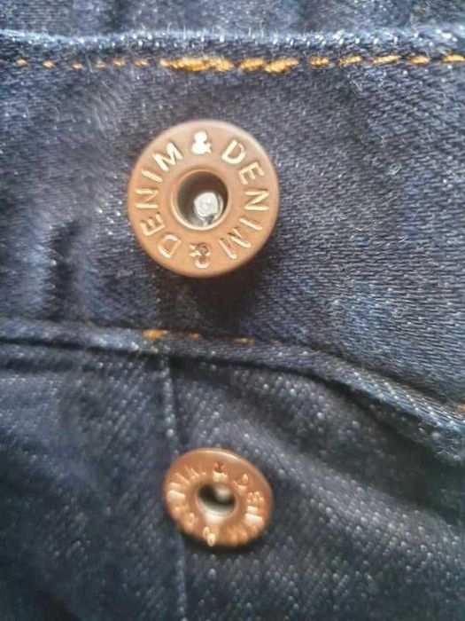 Spodnie jeansowe męskie. Denim, H&M, Slim, 33/34