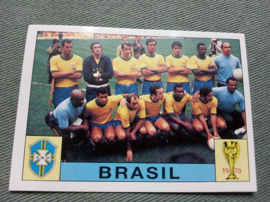 Cromo Panini World Cup Story da Seleção do Brasil no Mundial 70