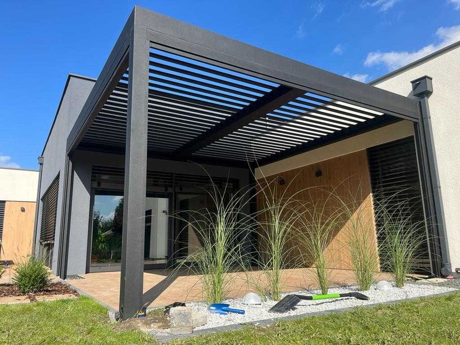 Pergola tarasowa aluminiowa Firmy AM Pergola System - Producent Śląsk