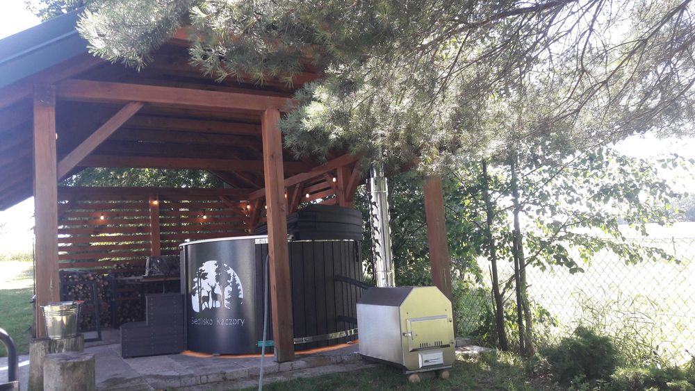 Balia Ogrodowa z Twoim Logo Beczka Kąpielowa Bania Sauna Jacuzzi Hydro