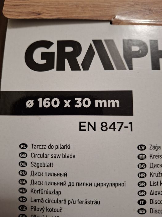 Tarcza Graphite 160x30mm