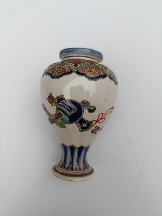 Jarra cerâmica Japonesa Séc XIX Assinada 11 cm