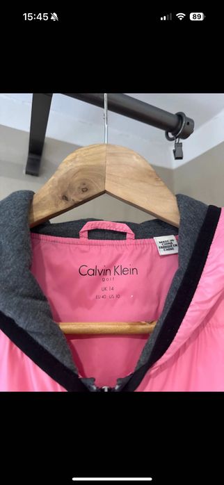 Różowa kamizelka bezrękawnik Calvin Klein