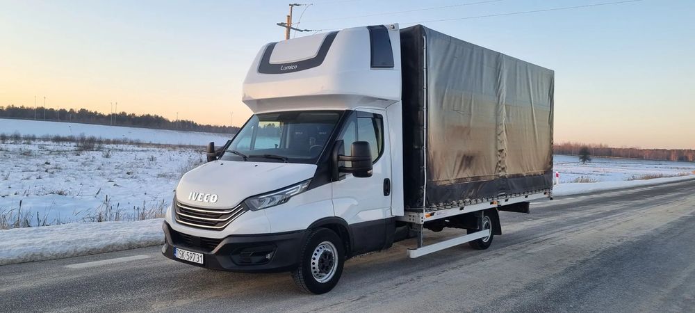 Iveco 35S18  Plandeka 10/12EP_Salon PL_Bezwypadkowy_ Oryginalny przebieg_NAVI_FV23%