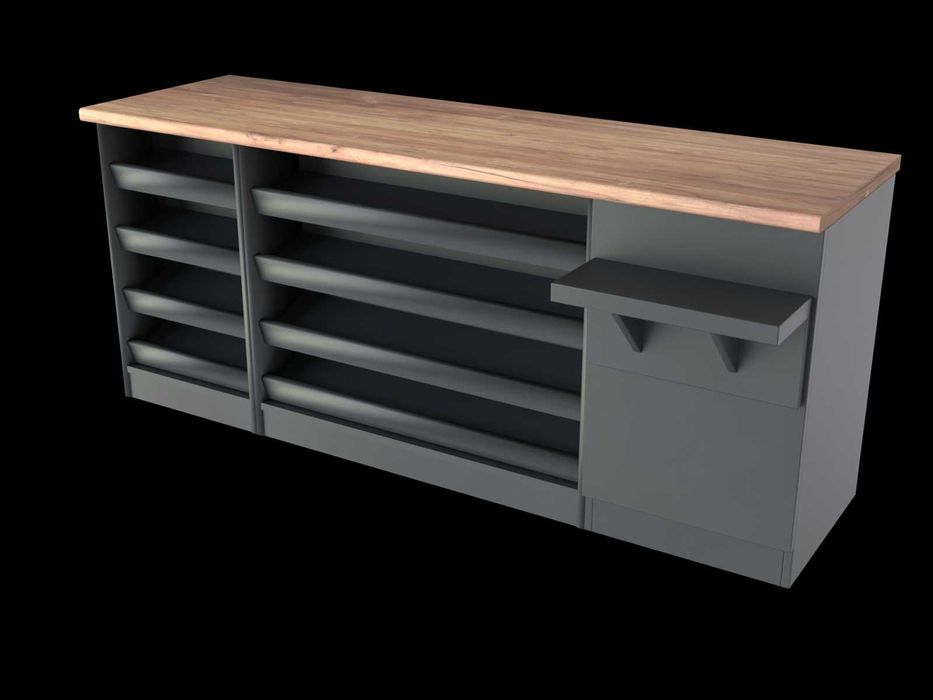 Lada Impulsowa sprzedażowa biurko meble do sklepu regał wystawowy