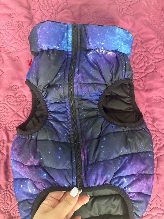 Двостороння жилетка для собаки М