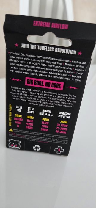 Muc off valvulas presta S