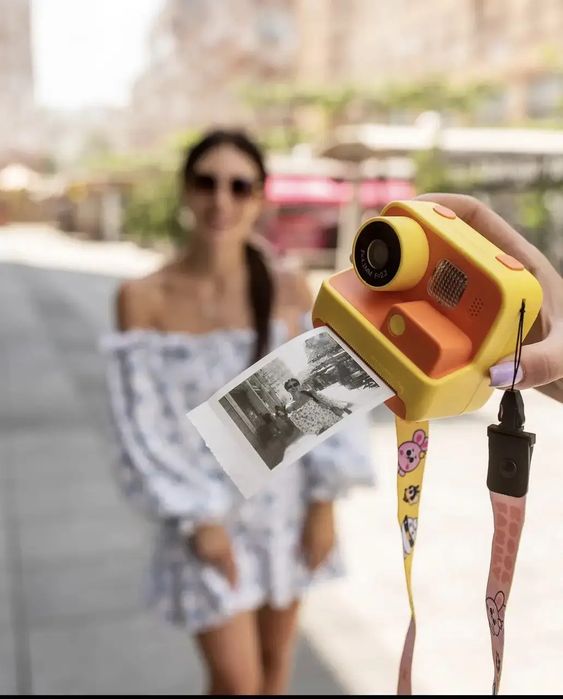 Фотокамера моментальной печати детская Instant Print Camera, 1080P Vid