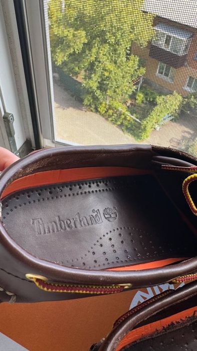 Продам шкіряні мокасини Timberland