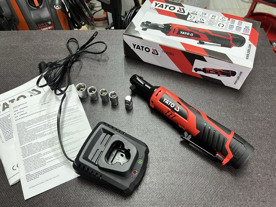Трещотка ударная аккумуляторная YATO YT-82902 На 45 Нм 2 года гарантия