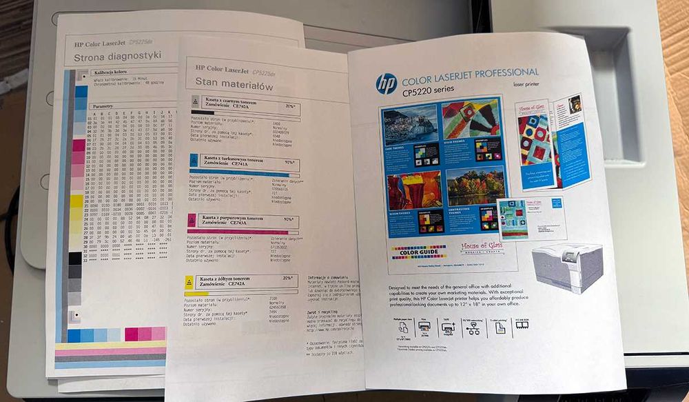 Drukarka laserowa hp Color LaserJet CP5225dn - duplex, A3