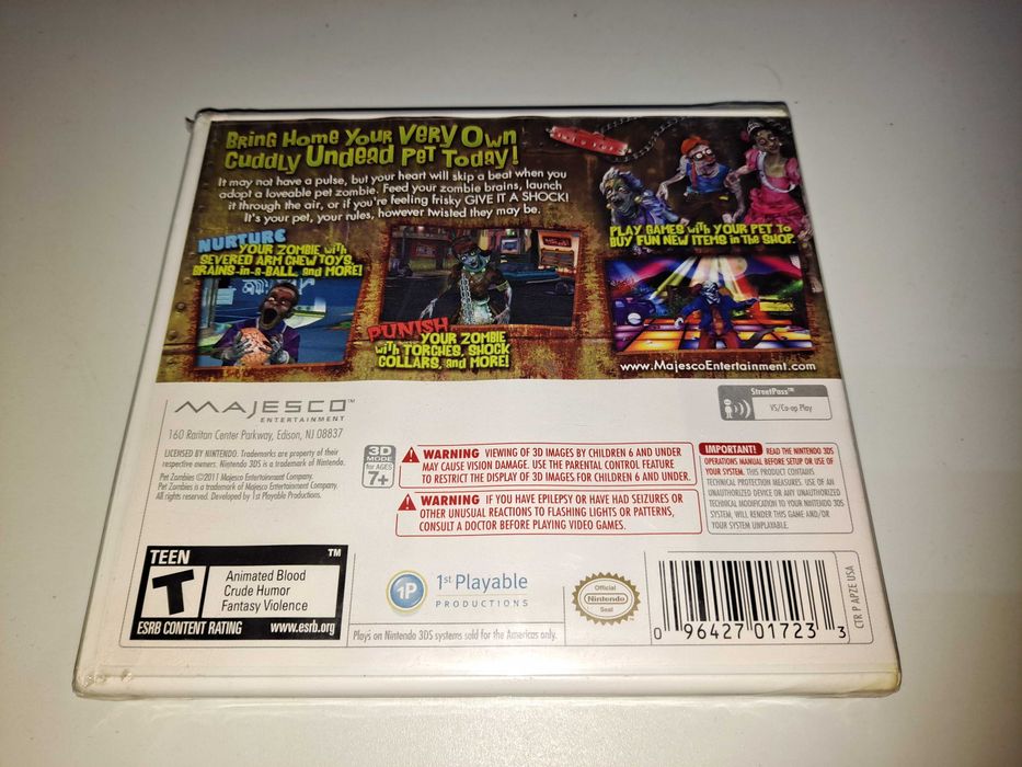 Pet Zombies [Nowa, NTSC-U] Nintendo 3DS
