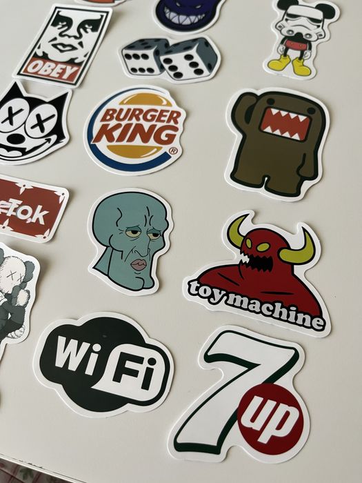 15 Autocolantes Stickers Marcas Diversas